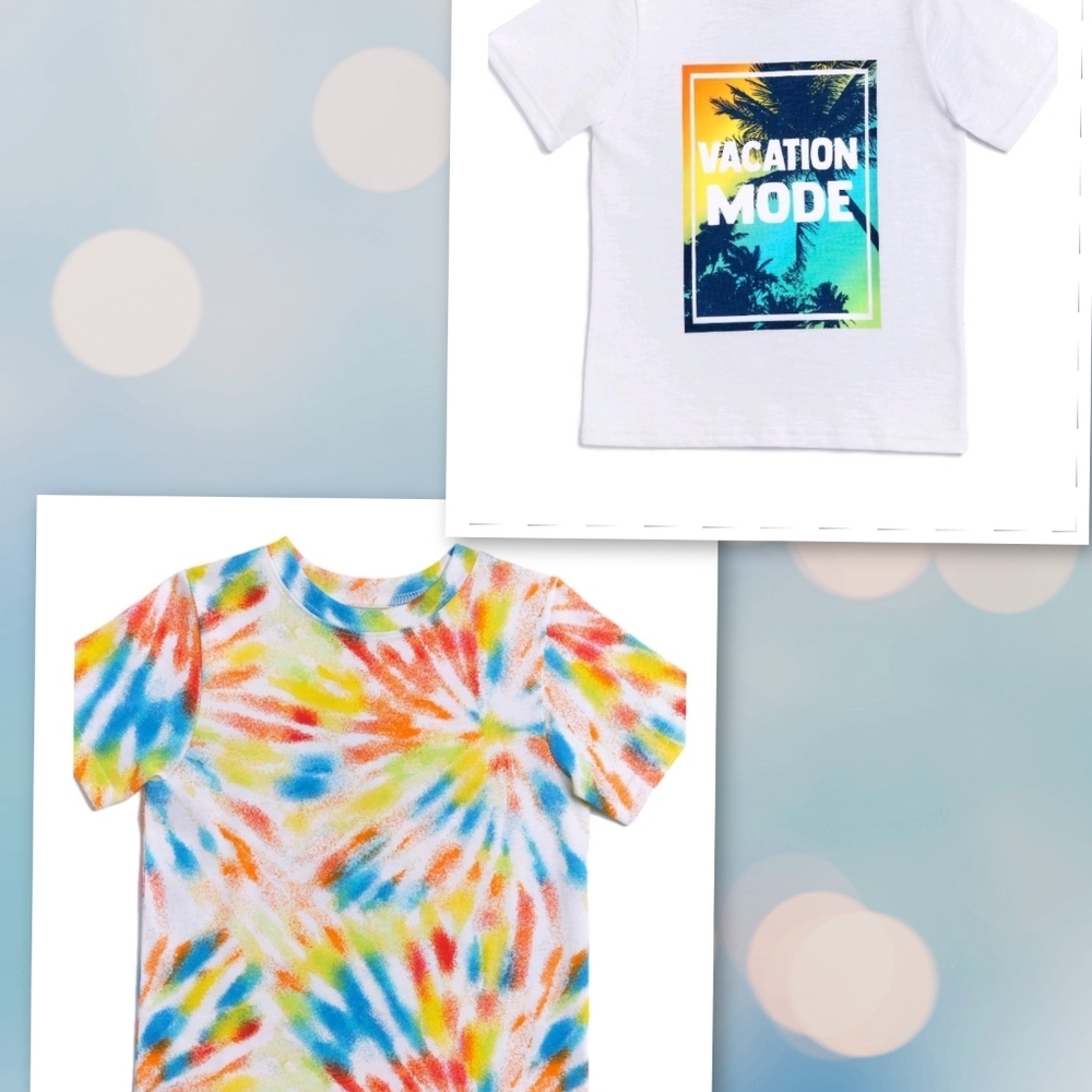 Toddler Boy's short sleeve tee shirt,2 shirt
